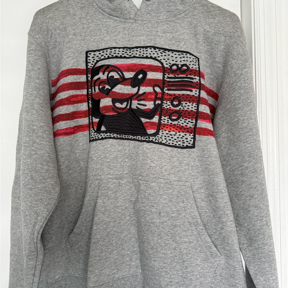 Coach Gray Hoodie with Disney Graphic